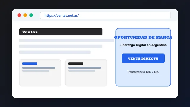 Modelo de aplicación comercial y proyectos digitales para ventas.net.ar